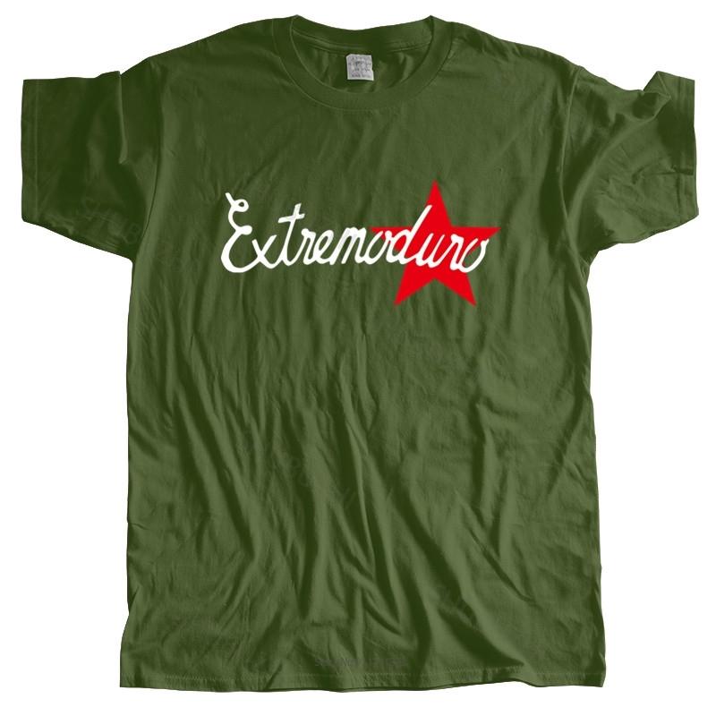 Cotton Tshirt Mens Summer Tops Extremoduro Logo Black Tops Tee T Shirt Man Brand T-shirt Bigger Size Plus Size