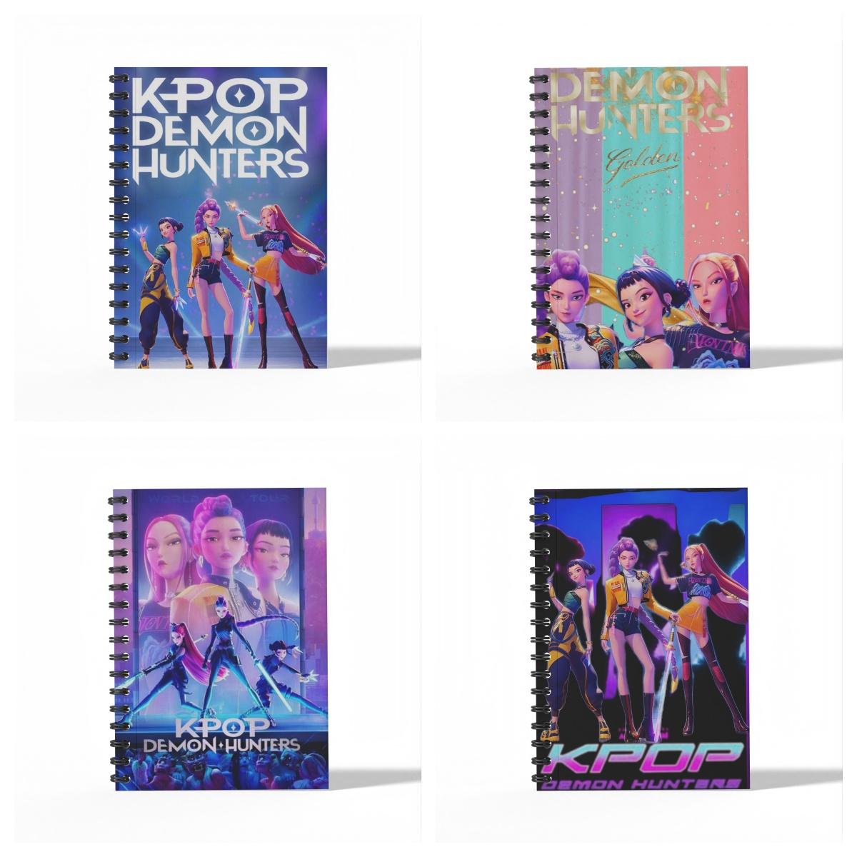 Mooi Kpop Demonenjagers Anime Kawaii A6 Notitieboek Student Handrekening Sticker Bericht Boek Kinderen Dagboek Boek Verfboek Bericht Boek