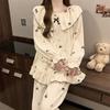 Women's Korean Style Spring/Autumn Long Sleeve Sweet Princess Pajama Set