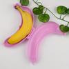 2pcs Durable Plastic Banana Keeper Box - Portable Reusable Fruit Storage Case with Clip-On Lid for Travel & Outdoor Use