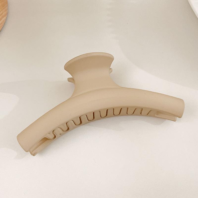 Nuove pinze per capelli a chela eleganti da donna Bianco Caffè Plastica Grande Pinza per capelli Copricapo Coreano Ragazze Pinze per capelli a chela di granchio Accessori per capelli alla moda