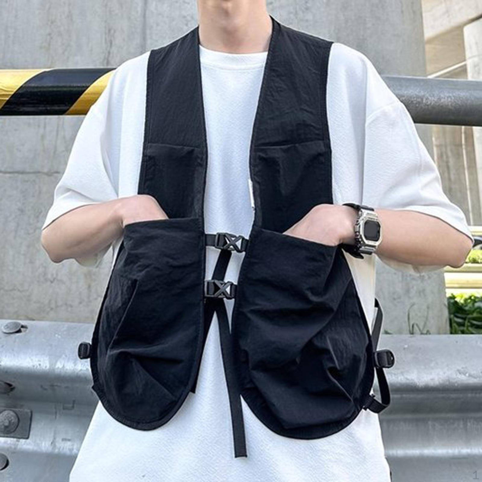 

Running Vest for Women Chest Bag Multi Pockets Practical Wearable Backpack Daypack Rucksack