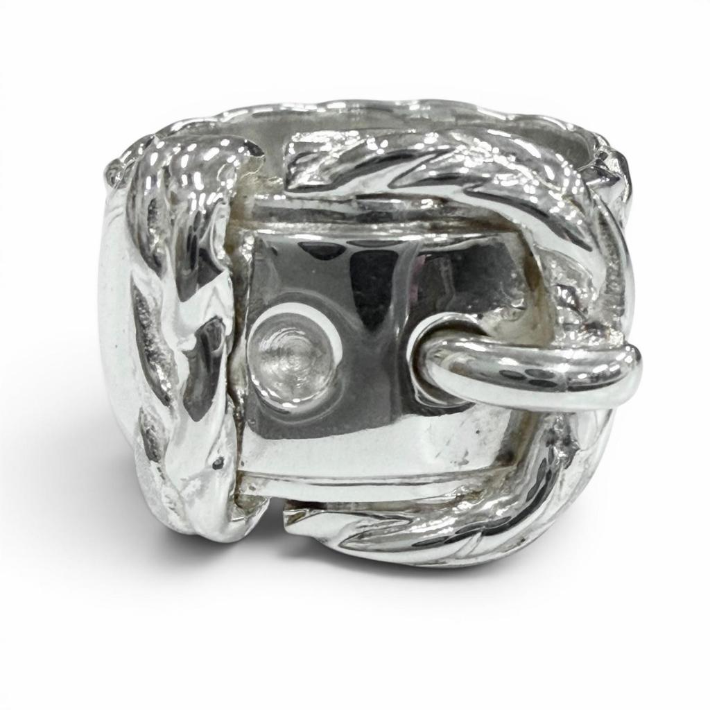 Excellent HERMES Ring ring Diane Silver 925 mens Used