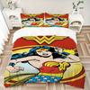 3pcs Wonder Woman, Superhero Cover Set,Soft Comfortable Duvet Cover,Guest Room (1*Duvet Cover + 2*Pillowcases, Without Core) yy251024052