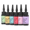 6Pcs 10ml UV Resin Easy Operation Quick Curing Bright Vivid Color Widely Used UV Epoxy Resin for