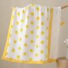 110x110cm High Density Pure Cotton Six-Layer Gauze Baby Bath Towel and Toddler Blanket