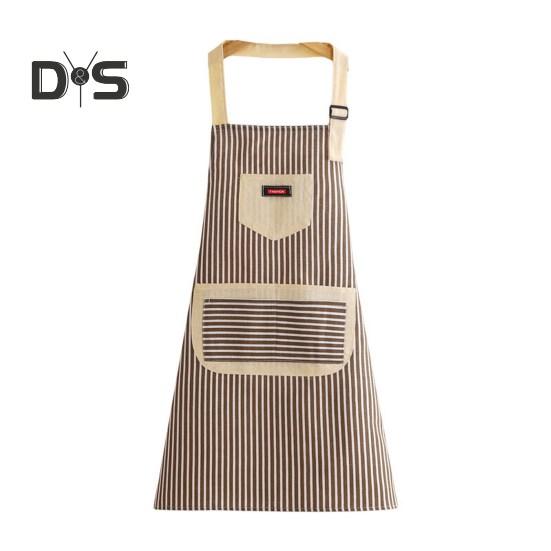 Ladies Cooking Apron Adjustable Strap Convenient Easy Cleaning Strap Apron Pinafore