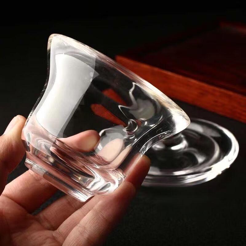 Natural Crystal Gaiwan Kung Fu Tea Set