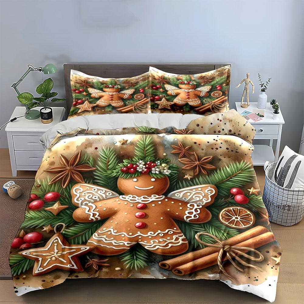 Warm Festive Charm Bedding Sets Duvet Cover Sets Duvet Covers Pillowcases(1*Duvet Cover 2*Pillowcases Without Duvet Insert)