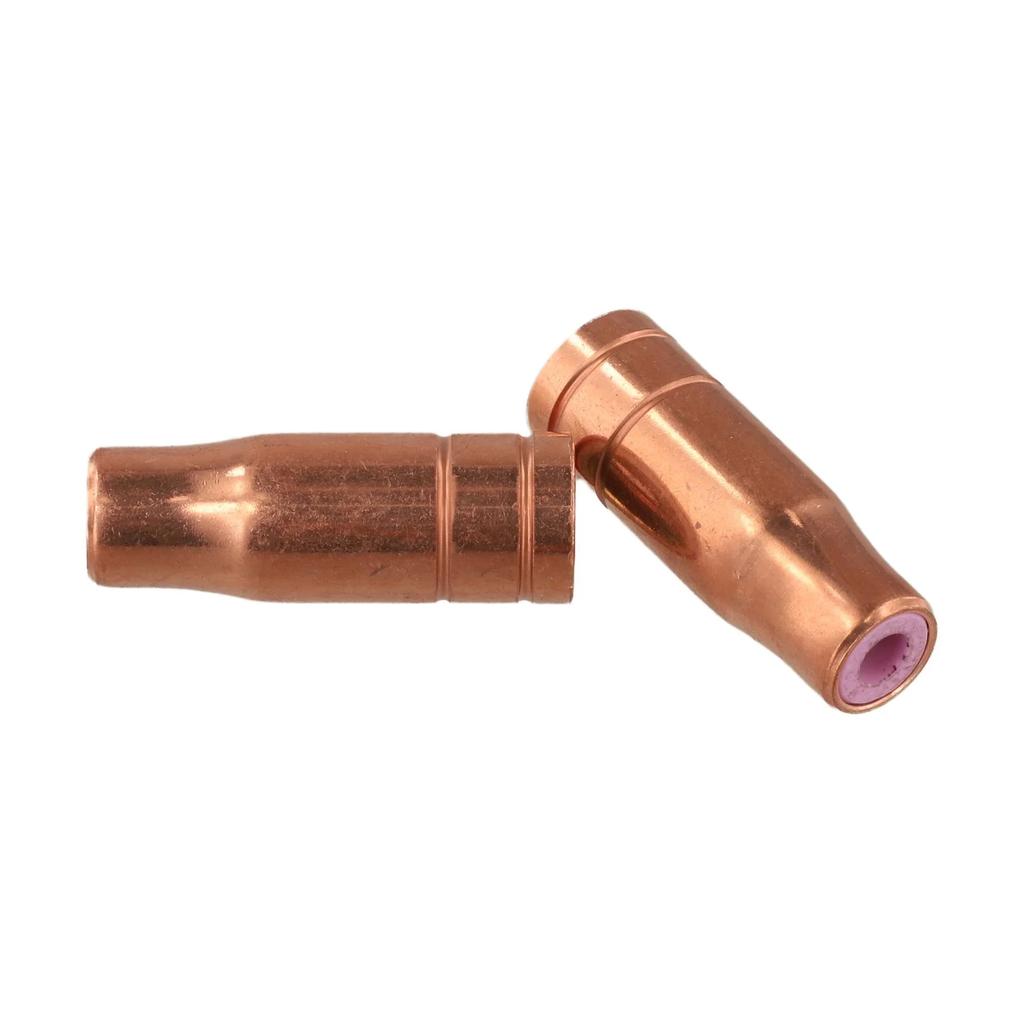 2 Pezzi Ugelli Saldatura MIGMAG Per Gas Per Torce 1415150 Compatibili Con Torce di Saldatura 14/15 AK 15 MB 15 Rame Ceramica