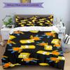 3Pcs Bart Simpson Bedding Set Soft Fabric Duvet Cover Pillowcases Home Christmas Xmas Halloween Gift 1 Duvet Cover 2 Pillowcase L1145