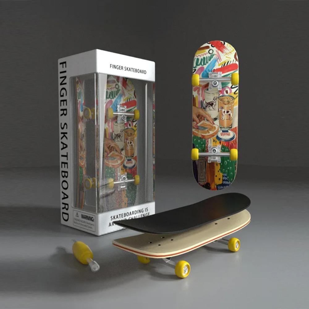 Toy Finger Skateboards Hobbies Novelty Anti Stress Sensory Fingerboard Toys Mini Funny Gift For Kids Boy New