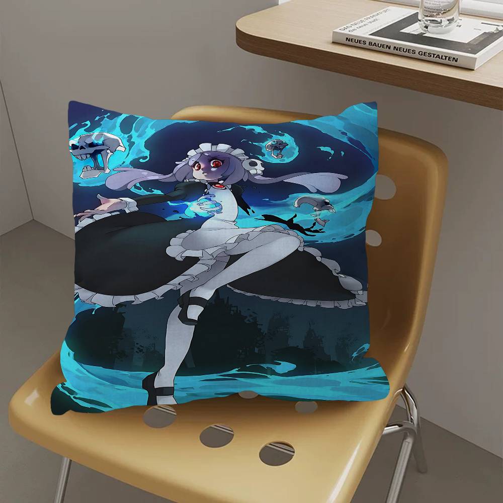Game M-Marie S-SkullGirls Personalized picture text home decorative pillows Household Gifts 45x45cm