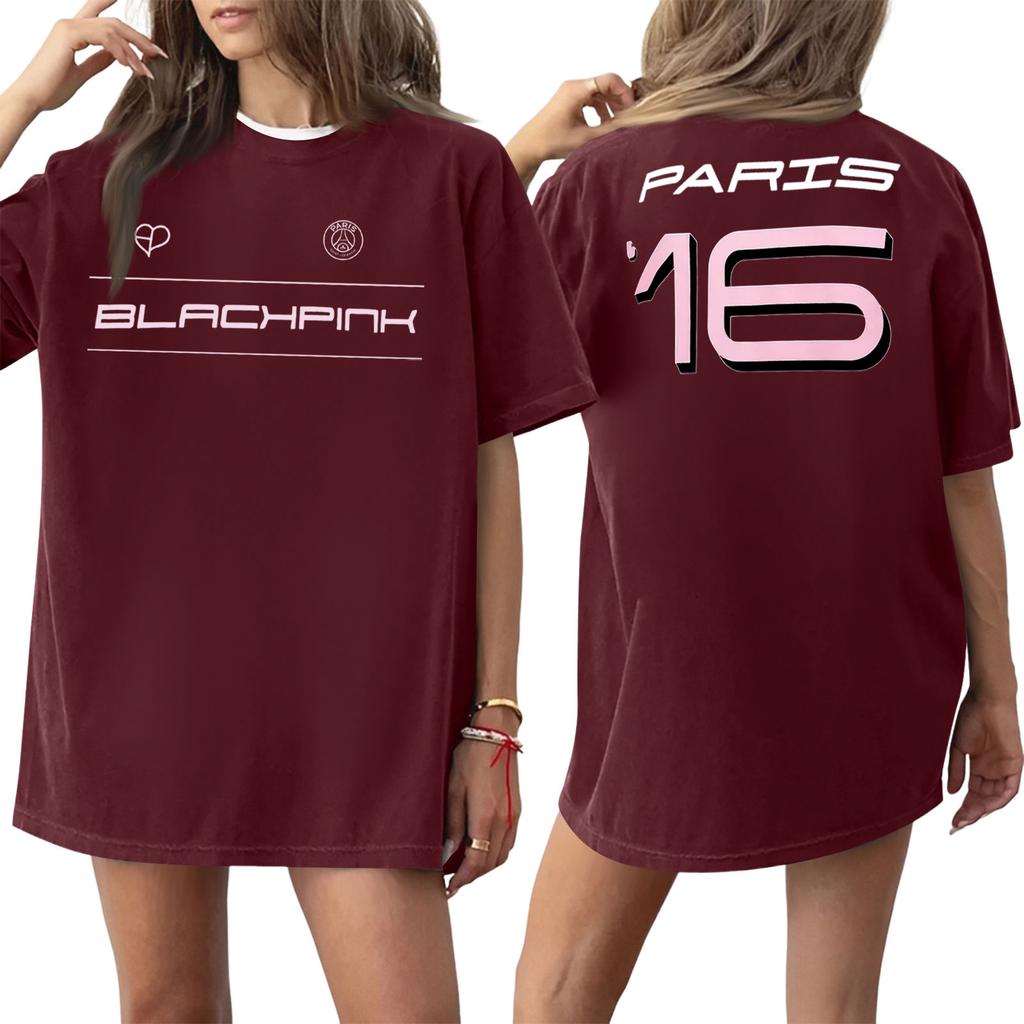 Women's Round Neck Printed Short-sleeved T-shirt Top