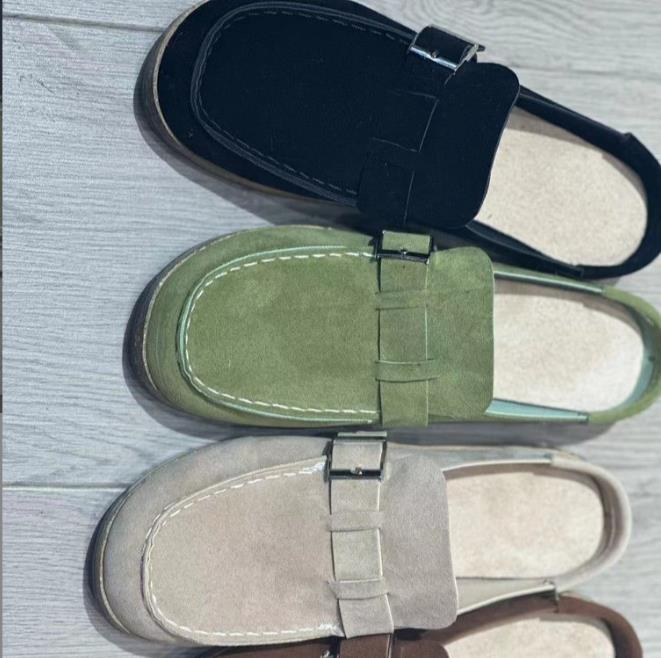 Fashion Shoes Women Retro Shoes Slip On Mules Ladies Comfort Flats Female New Plus Size 43 Casual Men Summer Flat Clogs Zapatos Mujer