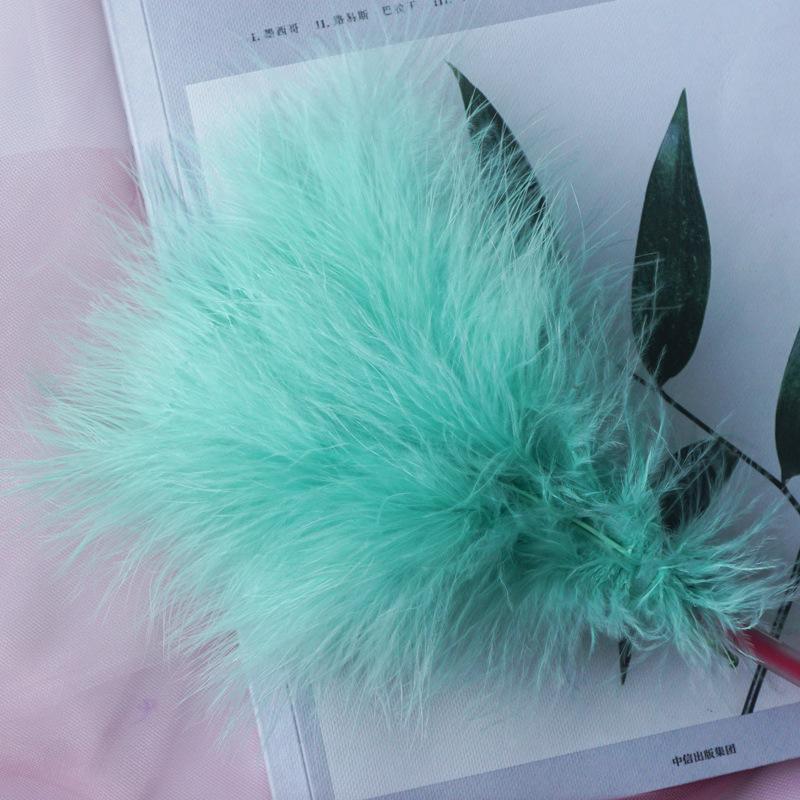 50Pcs Macaron Feather Color Turkey Full Velvet, Dream Catcher Hair Accessories Diy Handmade Materials Bouquet Stage Wedding Decoration