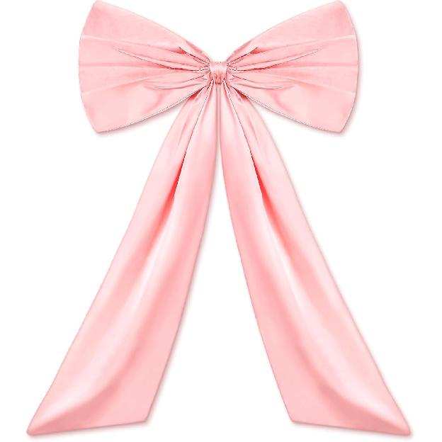 Bow Decor Large Bow for Room, Coquette Giant Ribbon Tie for Birthday Party Backdrop Wall Decor(24 X 36 Inches)