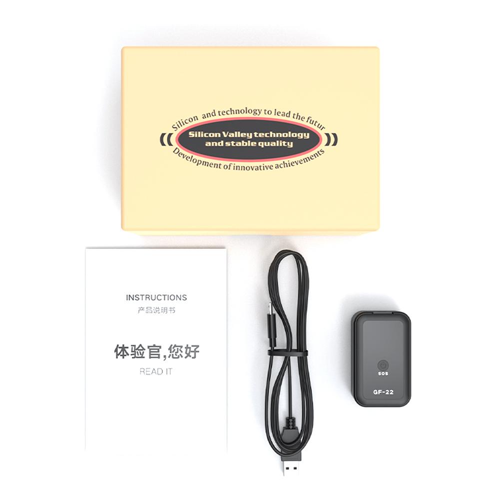 GF22 GPS Tracker Anti-Loss Real-Time Tracking Device Magnetic Anti-Theft Positioner Automatic Alarm GeoFence Route History