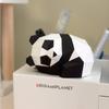 ORIGAMIPLANET 3D Origami Papercraft Kit Panda Tuan Fun DIY 3D Panda Paper Art Model for Teens Easy Handmade Animal Figurine Sculpture Gift Set for