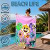 1PC Cartoon Shark Beach Towel for Adults/Family ,Beach Towel, Ultra Absorbent Quick-Drying Pool Towels for Travel, Swimming, Camping Gift