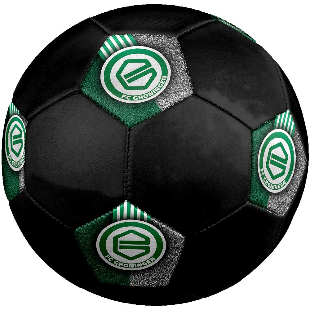 Groningen FC Soccer Ball, Colorful, Suitable for All Ages, Machine-stitched, PVC Material, Competition Grade, Durable and High Bounce