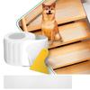 Spurtar Stair Anti-Slip Mat, Transparent, 15 Pieces, 15cm X 61cm, Stair Mat, Pet/Child Fall Prevention, Free Cut, Waterproof, Non-Slip Tape, Scratch P