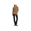 Polo Ralph Lauren Solid V-Neck Fitted Long Sleeve Knit Sweater Women tops Light-Brown 200808258-002