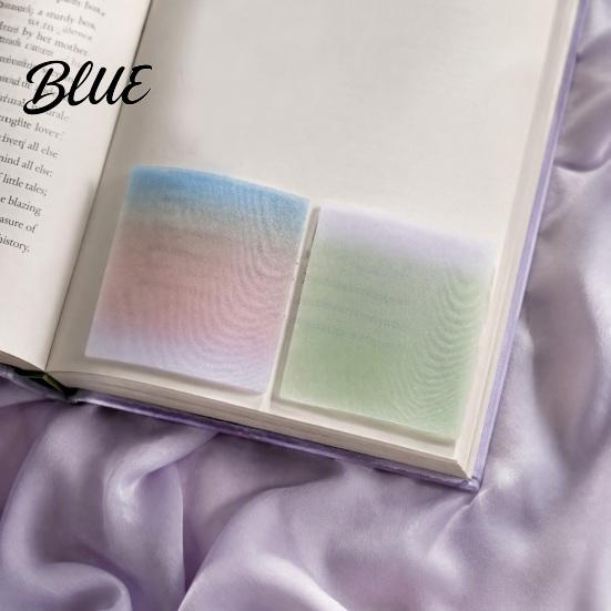 Self Adhesive Index Tabs Gradient Pearlescent Notes Matte Self-Stick Pads Removable Sparkling Smooth Writing Office Stationery Sand for And