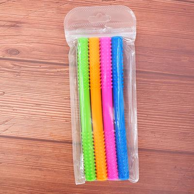 Hot Selling Infants Soother Nursing Food Grade Baby Teeth Sensory Chew Molar Stick Avoid Eat Finger Toy Hollow Teething Tubes