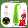 Grinchi 6 Ft Lime Green Artificial Christmas Tree, Bendable Holiday Decor, Easy Assembly