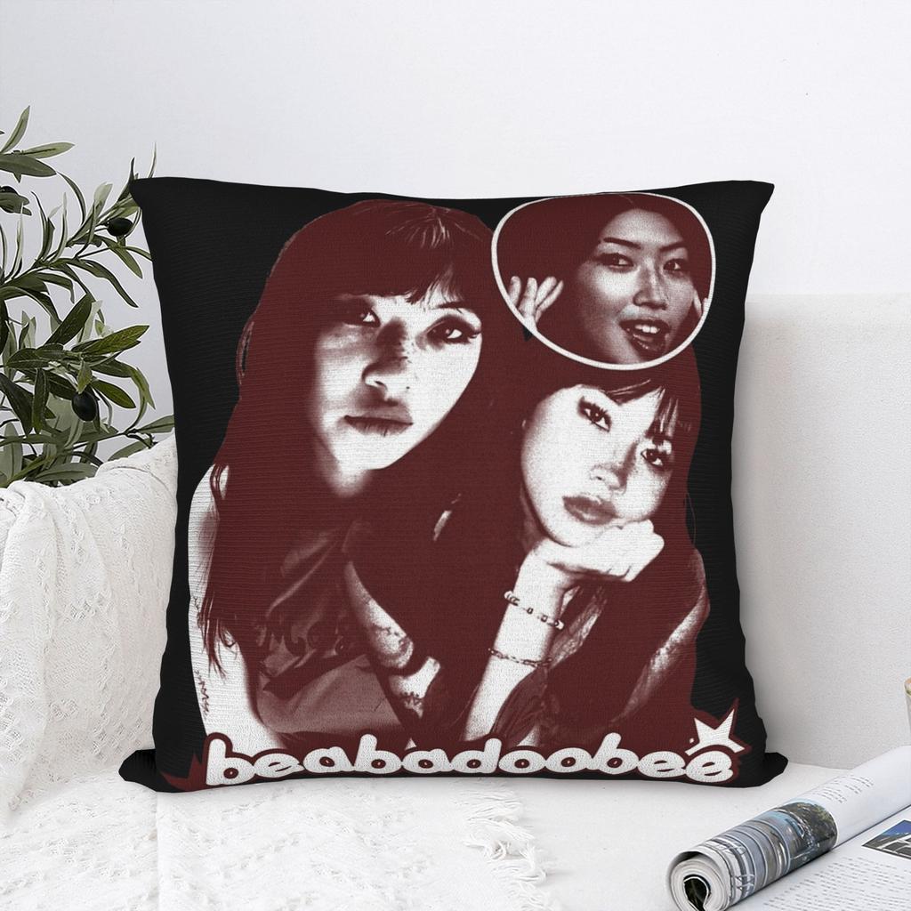Singer Beabadoobee Pillowcase Printed Polyester Cushion Cover Decor Pillow Case Cover Seat Zipper 45X45cm