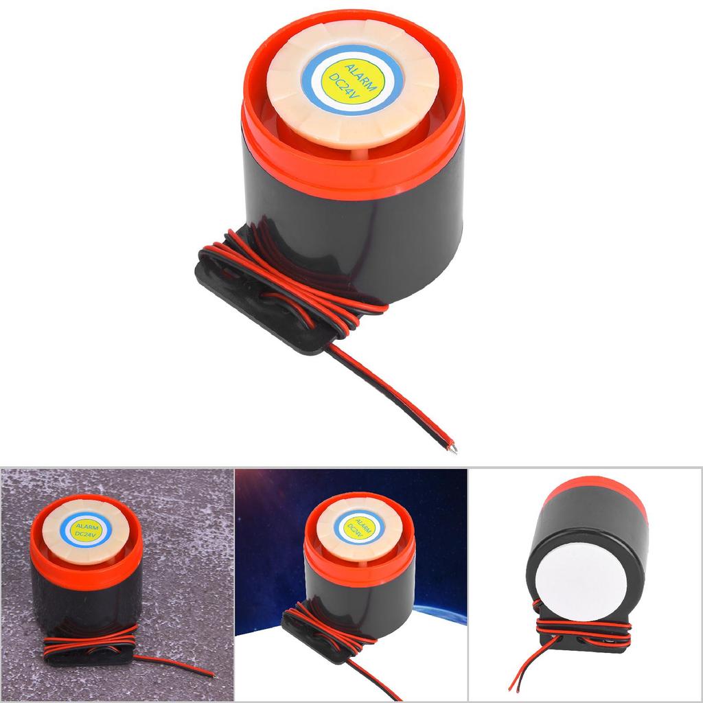DC 24V 110dB Active Buzzer Alarm Beeper with Wire for DIY Electronics