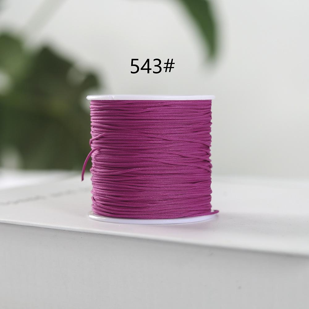 Jade Line 72 Wear-Resistant Non-Elastic Red Rope Pendant Lanyard for DIY Chinese Knot Jewelry.