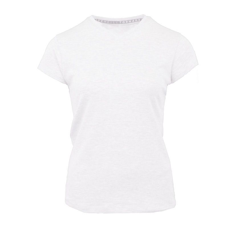 Women's Classic Cut Cotton V-neck T-shirt BILL TORNADE