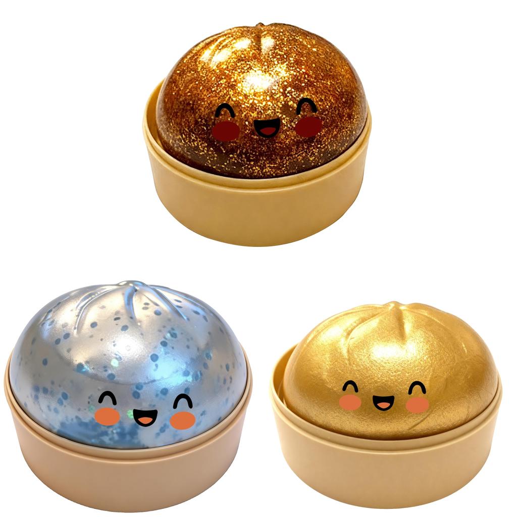 Cute Baozi Stress Relief Toy With Soft Silicone For Kids And Adults