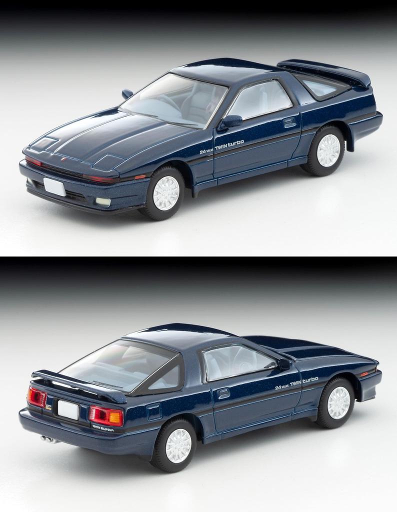Tomica Limited Vintage Neo Toyota Supra GT Twin Turbo Tmavě modrá 87. rok Hotový výrobek LV-N106f 2.0
