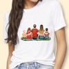Mothers Day Theme Cute Cartoon Trend ShortSleeved Womens TShirt Polyester Fabric Simple AGeneration Style