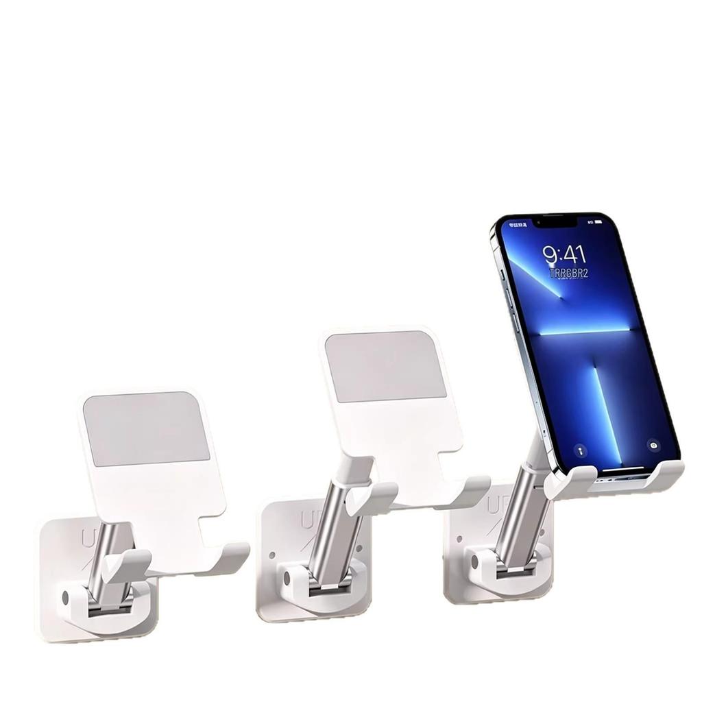 Foldable Wall-Mounted Mobile & Tablet Charger Holder