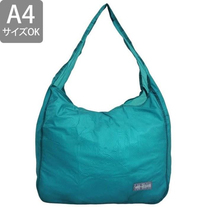[Montbell] Bag Shoulder Bag L 1123780 (Turquoise) A4 Size, Foldable