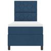 Boxspring bed with headboard Blue 80 x 200 cm Fabric