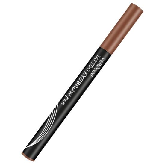 Liquid Eyebrow Pencil with Four-fork Brush Professional Waterproof Sweatproof Eye Brow Liner Long Lasting Makeup Easy to Color Eyebrow  Pencil