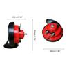 115db Loud Truck Boat Car Air Electric Snail Horns 12V Waterproof Double Tone 5A