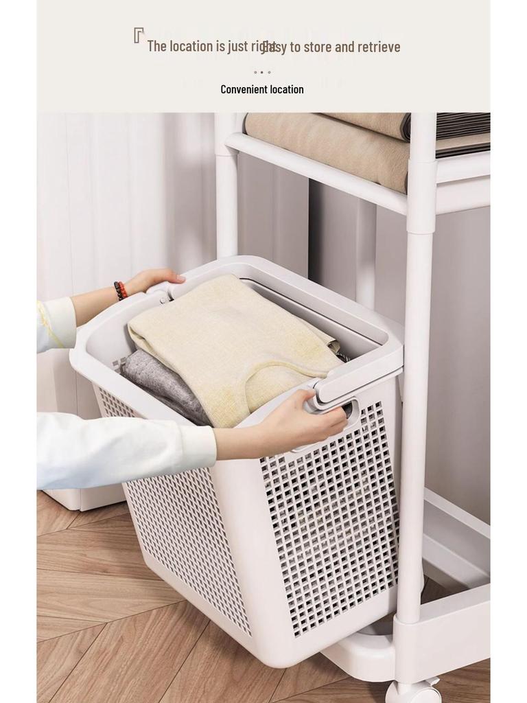 Dirty Clothes Laundry Hamper for Bathroom and Toilet Storage