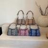 Fashionable Leopard Print Handheld Small Square Bag For Women In Chic Urban Style
