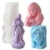 Multipurpose Silicone Mould for Portrait Relief Art Craft Cement Plasters Candle Making