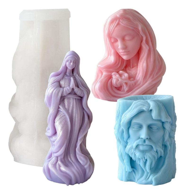 Multipurpose Silicone Mould for Portrait Relief Art Craft Cement Plasters Candle Making