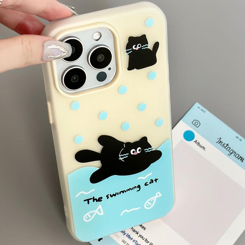 Zhitai Cartoon Jelly Case for iPhone 12-16 Pro Max