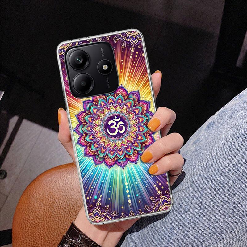 Mandala Chakra Insist Yoga Phone Case For Xiaomi Redmi Note 15 14 13 12S 12 11 Pro Plus 14S 11S 11E 10 10S 11T 5G Personalized C