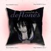 Retro Band D-Deftones Pillow Covers Cartoon Sofa Decorative Home Double-sided Printing Short Plush Cute Cushion Cover