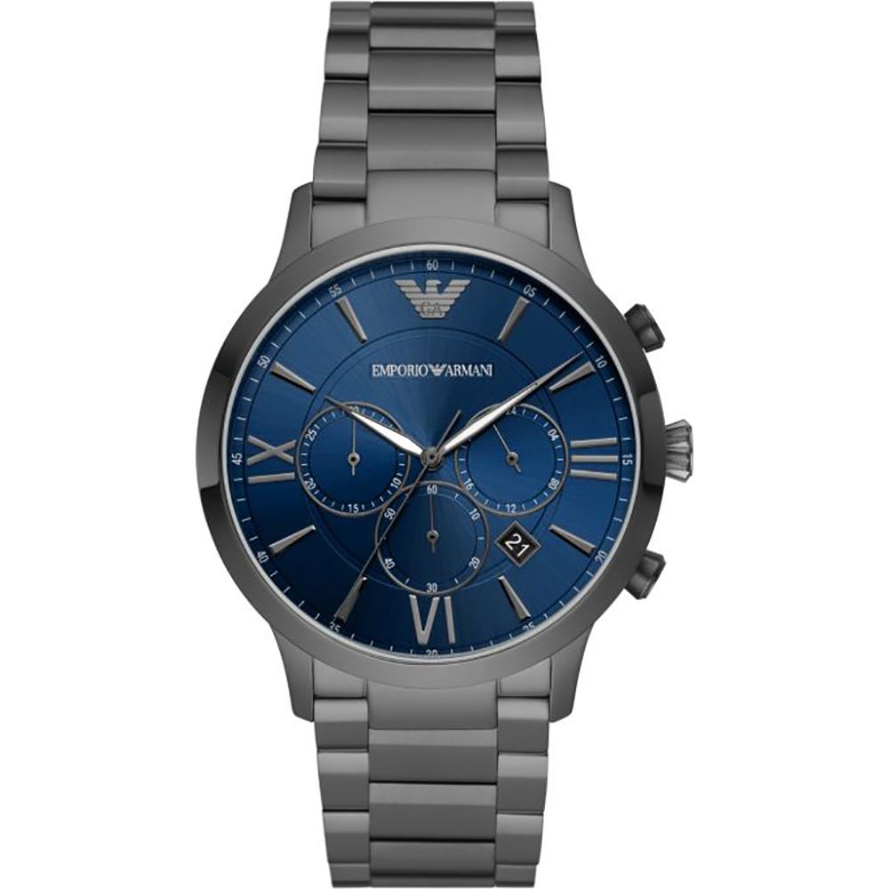 

Emporio Armani Historical Collection Blue Grey Metal Men s Quartz Chronograph AR11348 синий